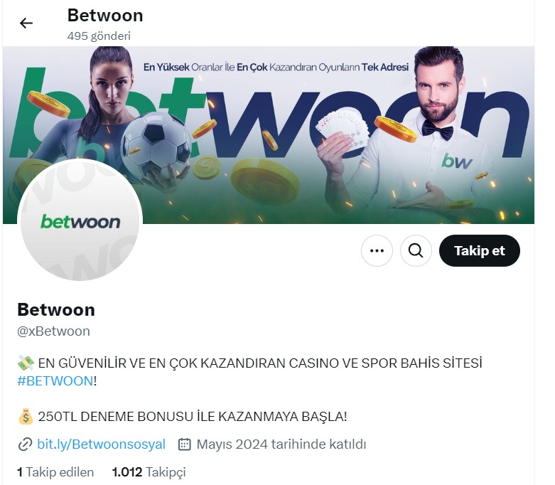 Betwoon Twitter